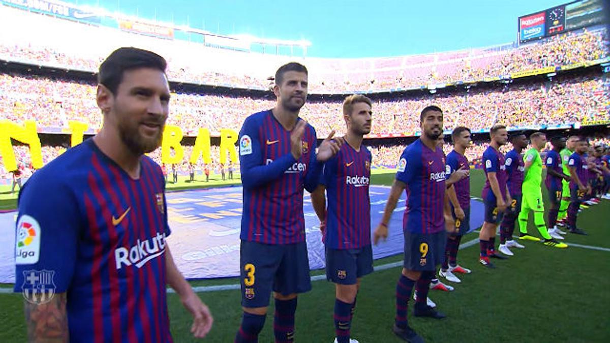 Así ha sido la presentación de la plantilla del Barça