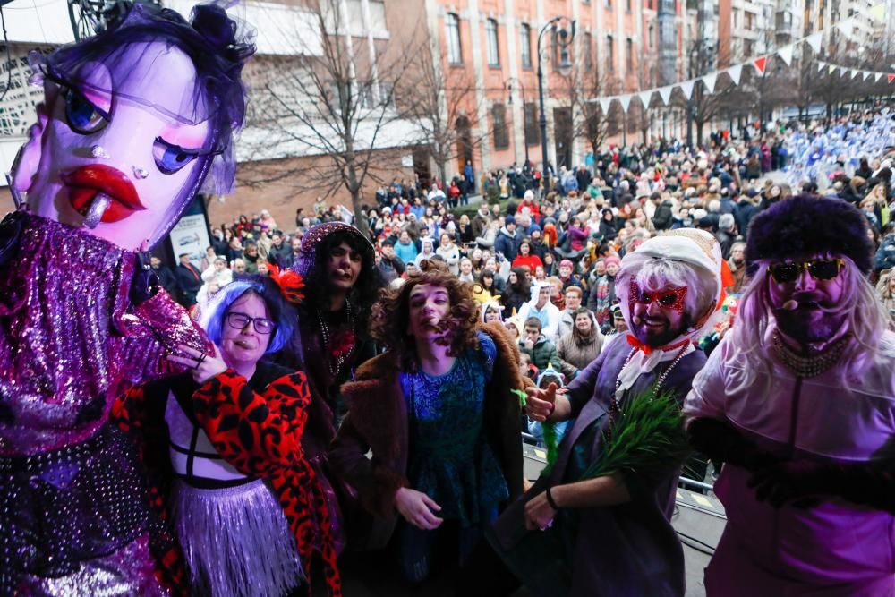 Carnaval en Gijón 2018: entrega de premios a los mejores disfraces.