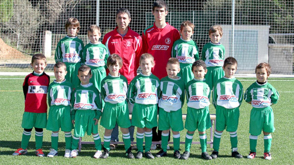 Los más pequeños del Club Esportiu Santa Eulàlia