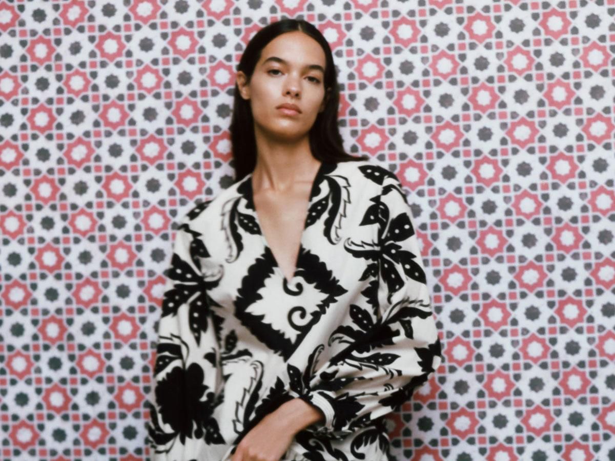 Vestido de Zara estilo bohemio