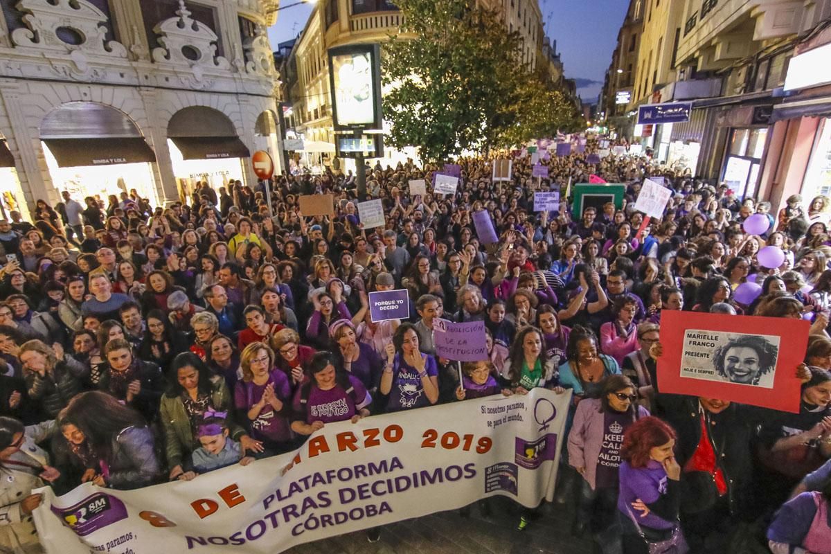 La manifestación del 8-M en Córdoba
