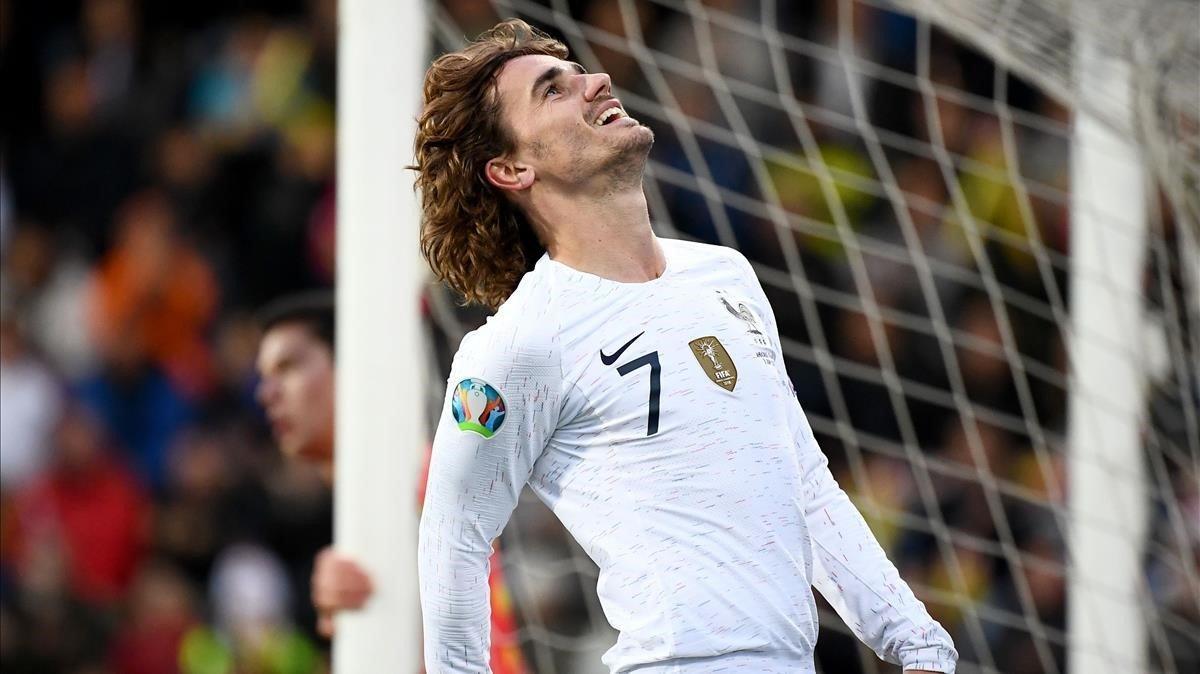 zentauroepp48590528 france s forward antoine griezmann reacts during the uefa eu190705195346