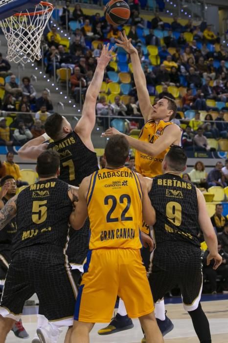 01.02.19. Las Palmas de Gran Canaria. Baloncesto Euroliga temporada 2018-19. Herbalife Gran Canaria - Armani Milán. Foto Quique Curbelo