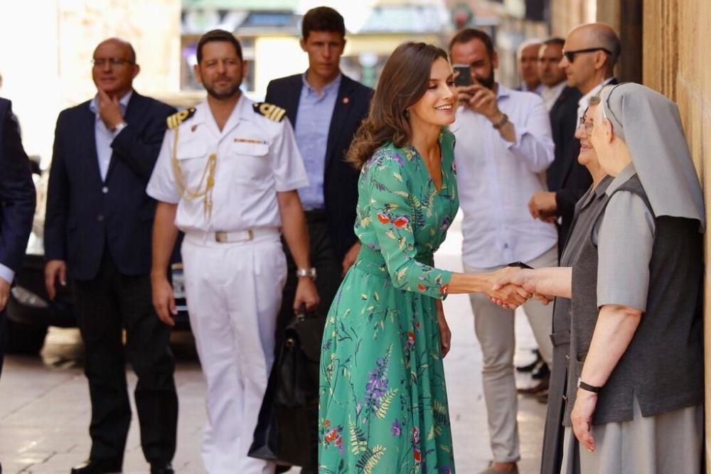 La Reina Letizia en Oviedo.