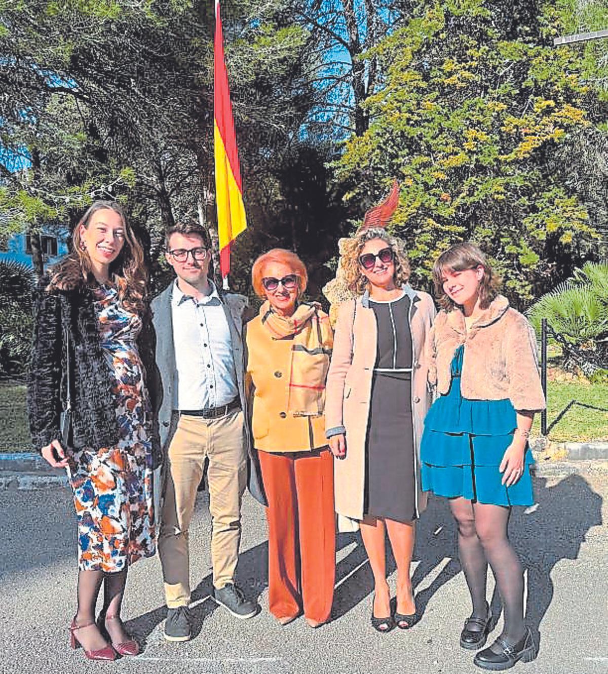 Paula Rodriguez, Nacho Moll, M. Ángeles Jover, M. Ángeles Amors y Diana Moll