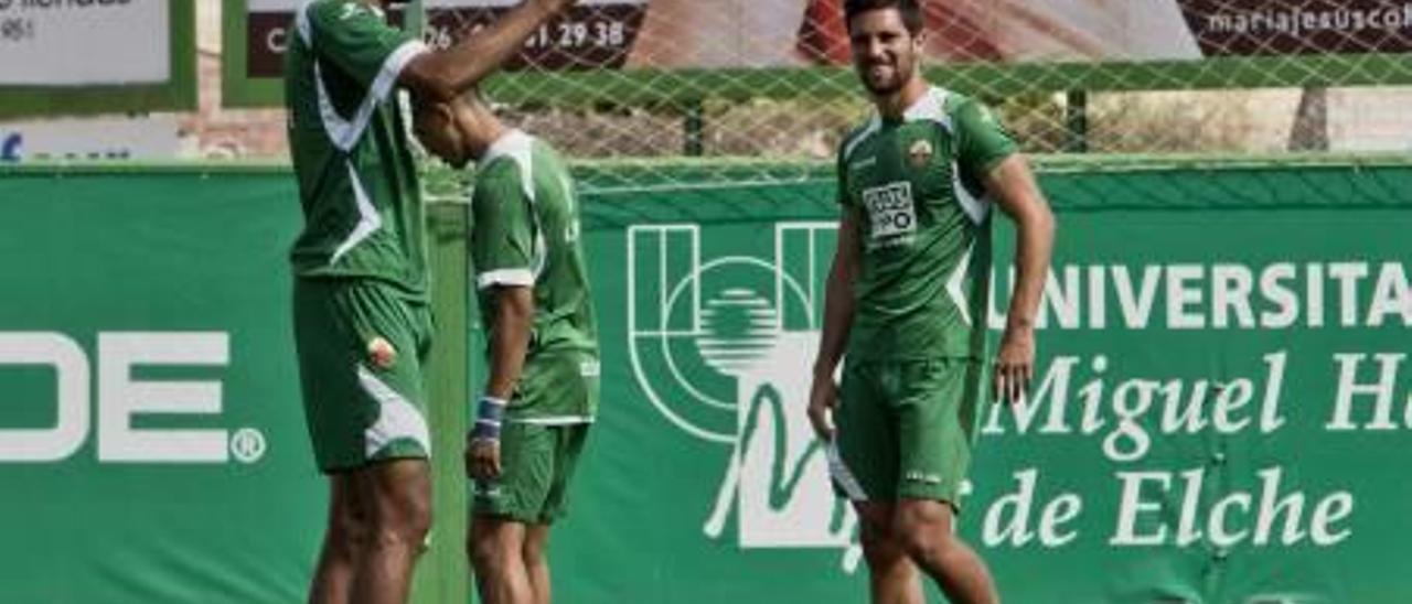 Jonathas, ayer, en el entrenamiento que el equipo hizo en el campo anexo.