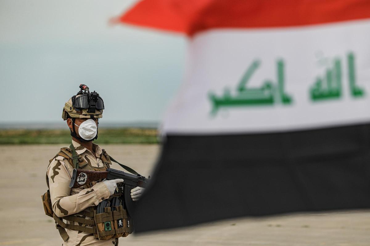 Un soldado del Ejército de Irak.