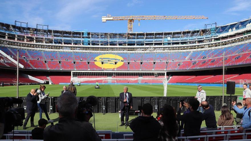 Laporta demana negociar a l’Atlètic el mateix dia que Julián Álvarez no es presenta a l’entrenament per indisposició: «Ens agradaria que la nostra oferta fos acceptada»