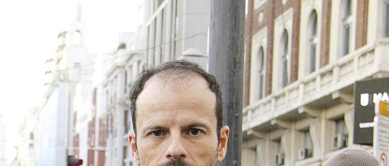 Pedro Insua, en la Gran Vía de Madrid.  // Modem Press