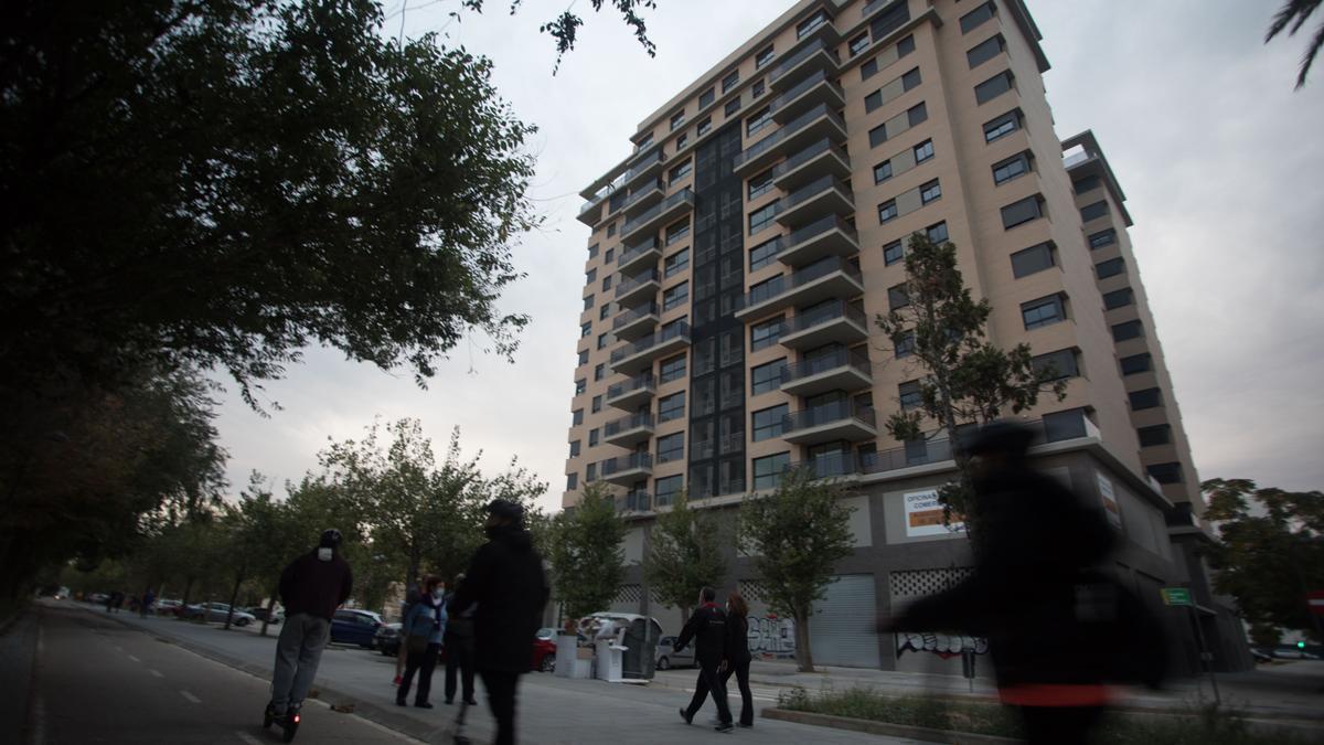 Valencia. Torres Urbem Malilla. Viviendas de protección oficial
