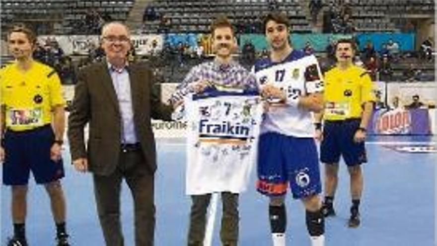 Homenatge en un partit europeu del Granollers