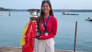 El nuevo talento de la vela tinerfeña que ya mira a los Juegos Olímpicos