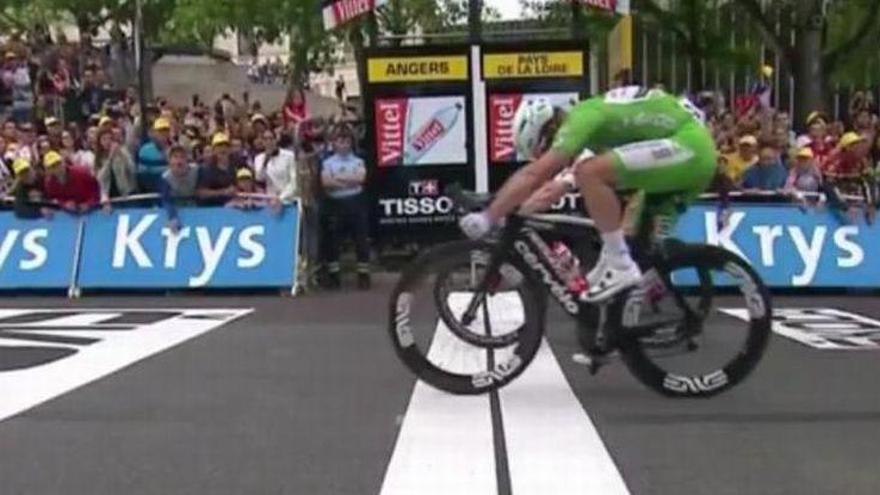 Etapa de photo finish para Cavendish en el Tour