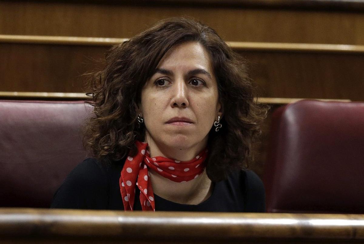 GRAF2593. MADRID, 09/10/2018.- Fotografía de archivo (14/04/2015), de la exdiputada del PSOE y de UPyD Irene Lozano, que sustituirá a Carlos Espinosa de los Monteros al frente de Marca España, que a partir de ahora se denominará España Global. EFE/Ángel Díaz