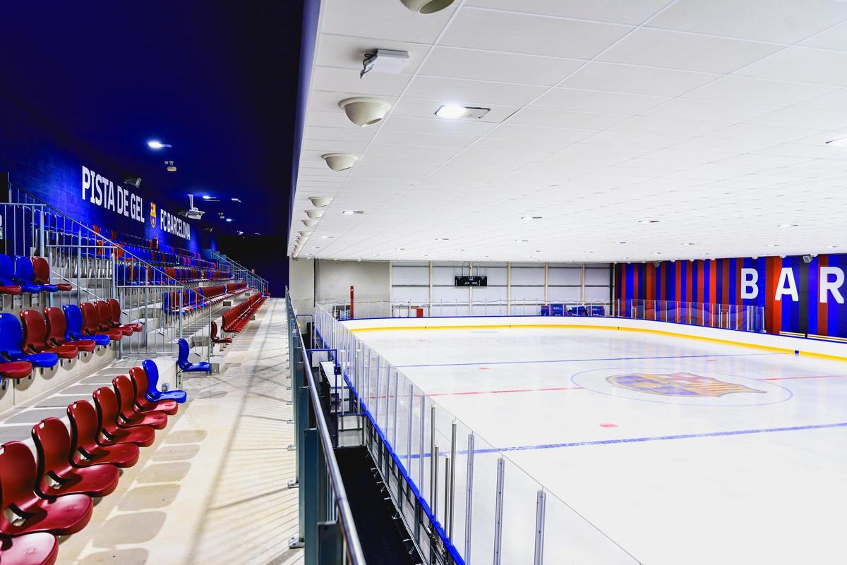 Imagen de la nueva Pista de Gel del Barça.