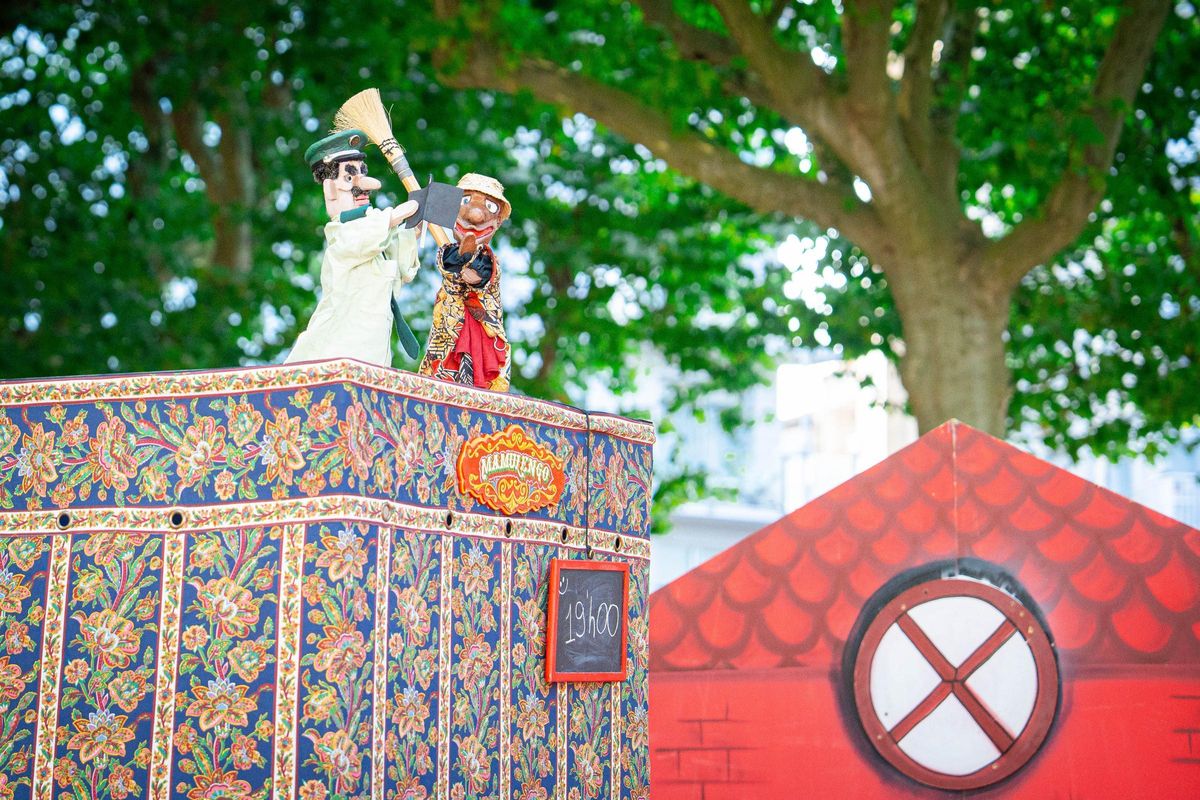 Los muñecos protagonistas del Mamulengo.