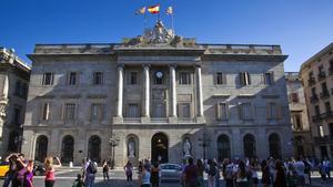 Fachada del Ayuntamiento de Barcelona.