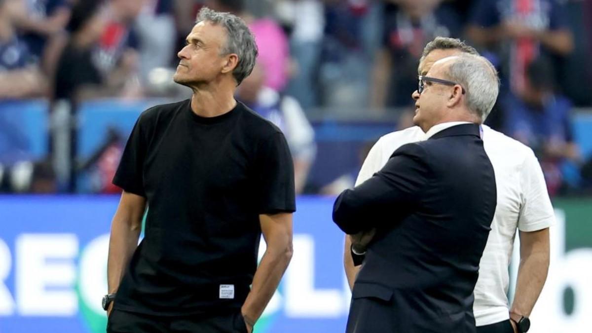 Luis Enrique y Luis Campos ha hecho muy buenas migas en París
