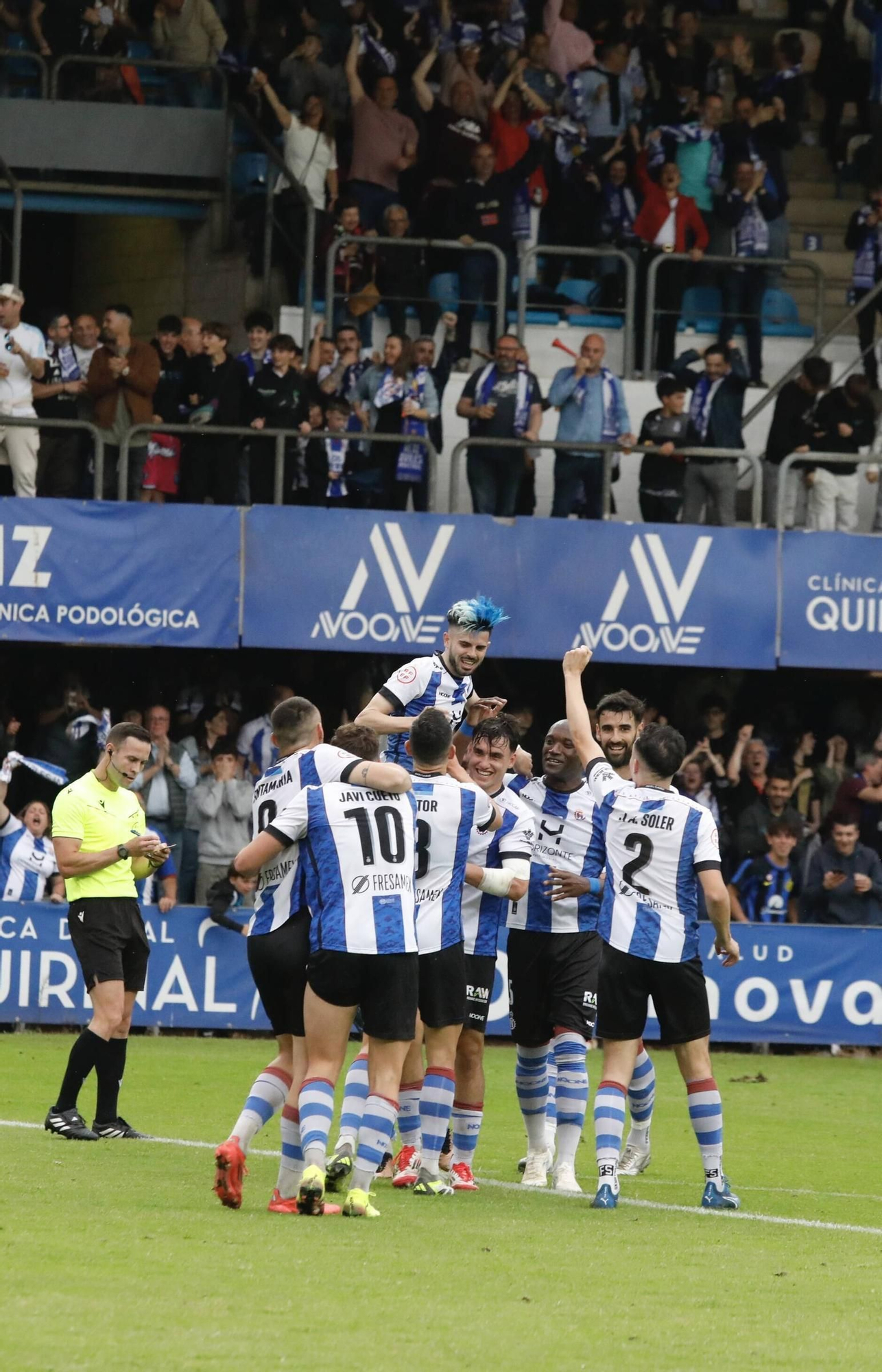 EN IMÁGENES: La final por el ascenso entre Avilés y Rayo Majadahonda vivida en el Suárez Puerta