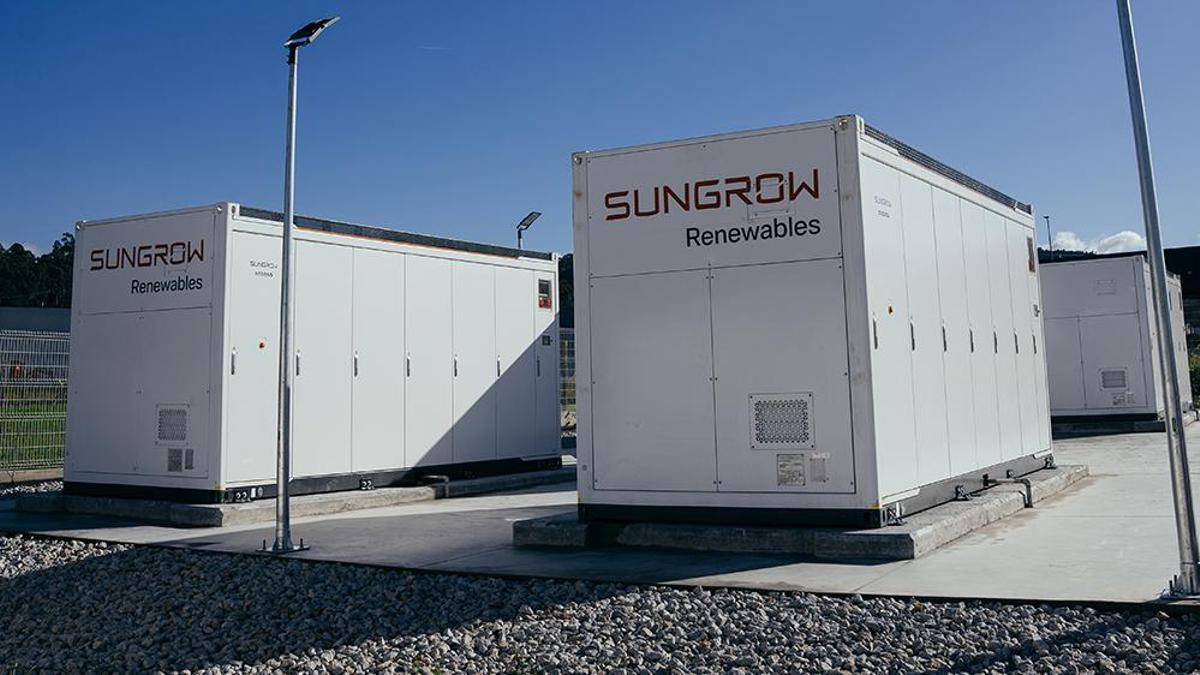 Baterías de Sungrow Renewables que se instalarán en la Vall d'Uixó.