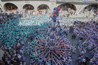 Les imatges de la jornada castellera per celebrar els 30 anys dels Marrecs de Salt