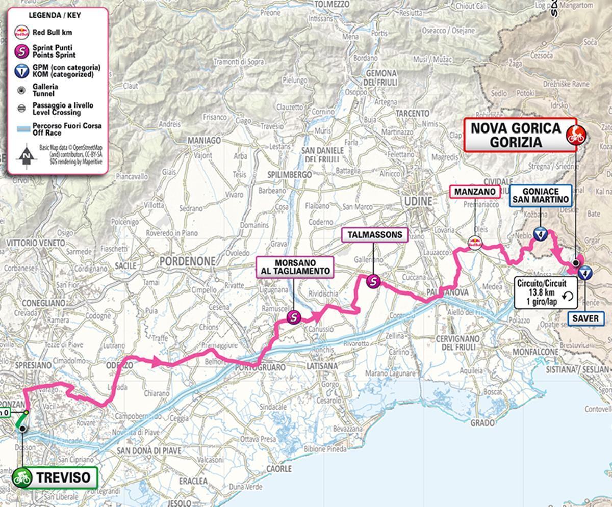 Etapa 14 del Giro de Italia 2025: perfil, horario, recorrido y dónde ver el final en Eslovenia por TV, online y en directo