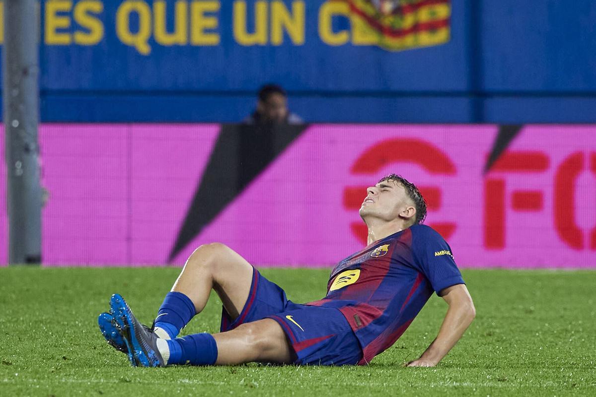 Fermín se lesionó en el tiempo de descuento del FC Barcelona-Getafe