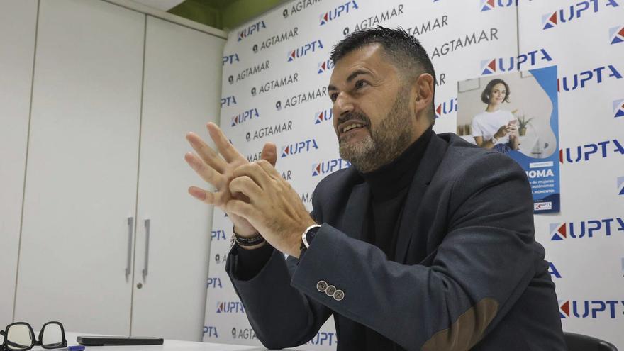 Eduardo Abad, presidente de UPTA, ayer en Vilagarcía.