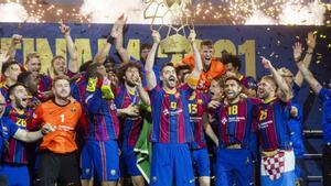 La última final de Champions entre Barça y Aalborg; un partido histórico y el adiós de Xavi Pascual