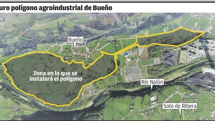 El polígono agroindustrial de Bueño tendrá una superficie como 81 campos de fútbol