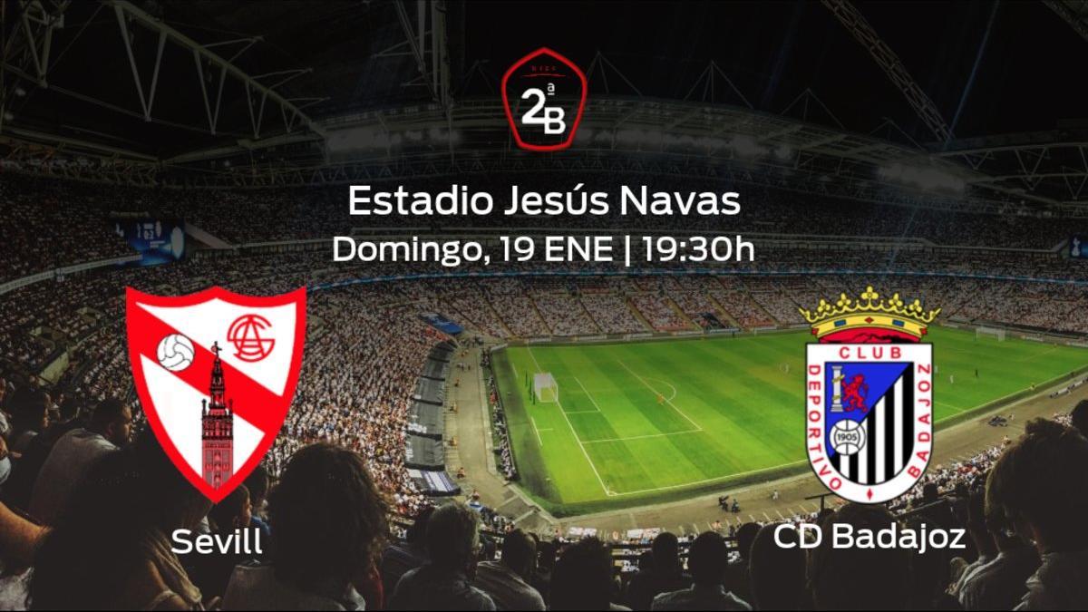 Previa del partido: el Sevilla At. recibe al Badajoz en la vigésimo primera jornada