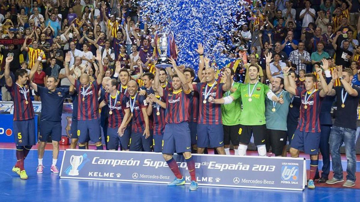 El FC Barcelona ganó su única Supercopa en 2013