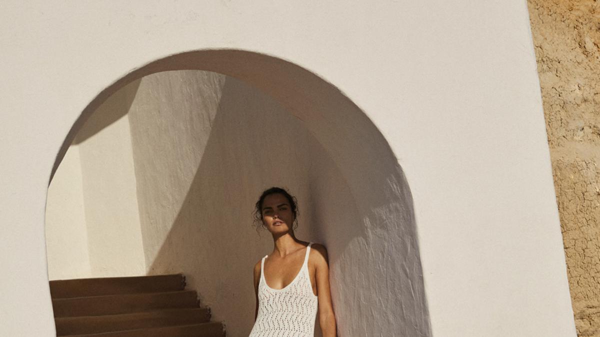 oysho crochet dress Oysho | Dresses | Oysho Maxi White Crochet Dress Size M New With Tags