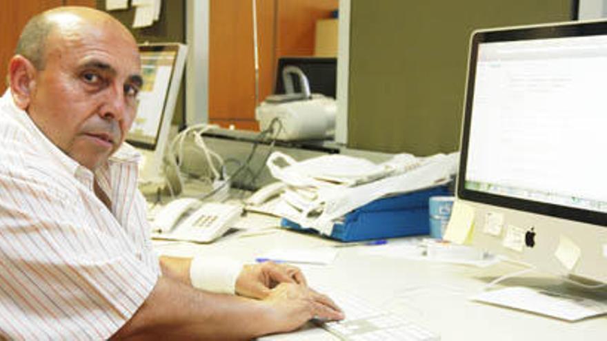 Antoni Pedro Marí, promotor de Cans Eivissencs Solidaris, durante el &#039;chat&#039; en www.diariodeibiza.es.