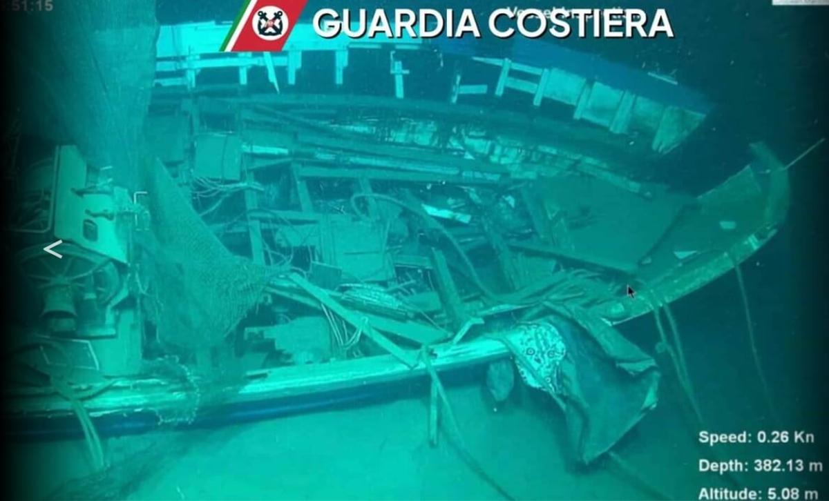 La cubierta del «Acquario», localizado por ACSM en aguas italianas