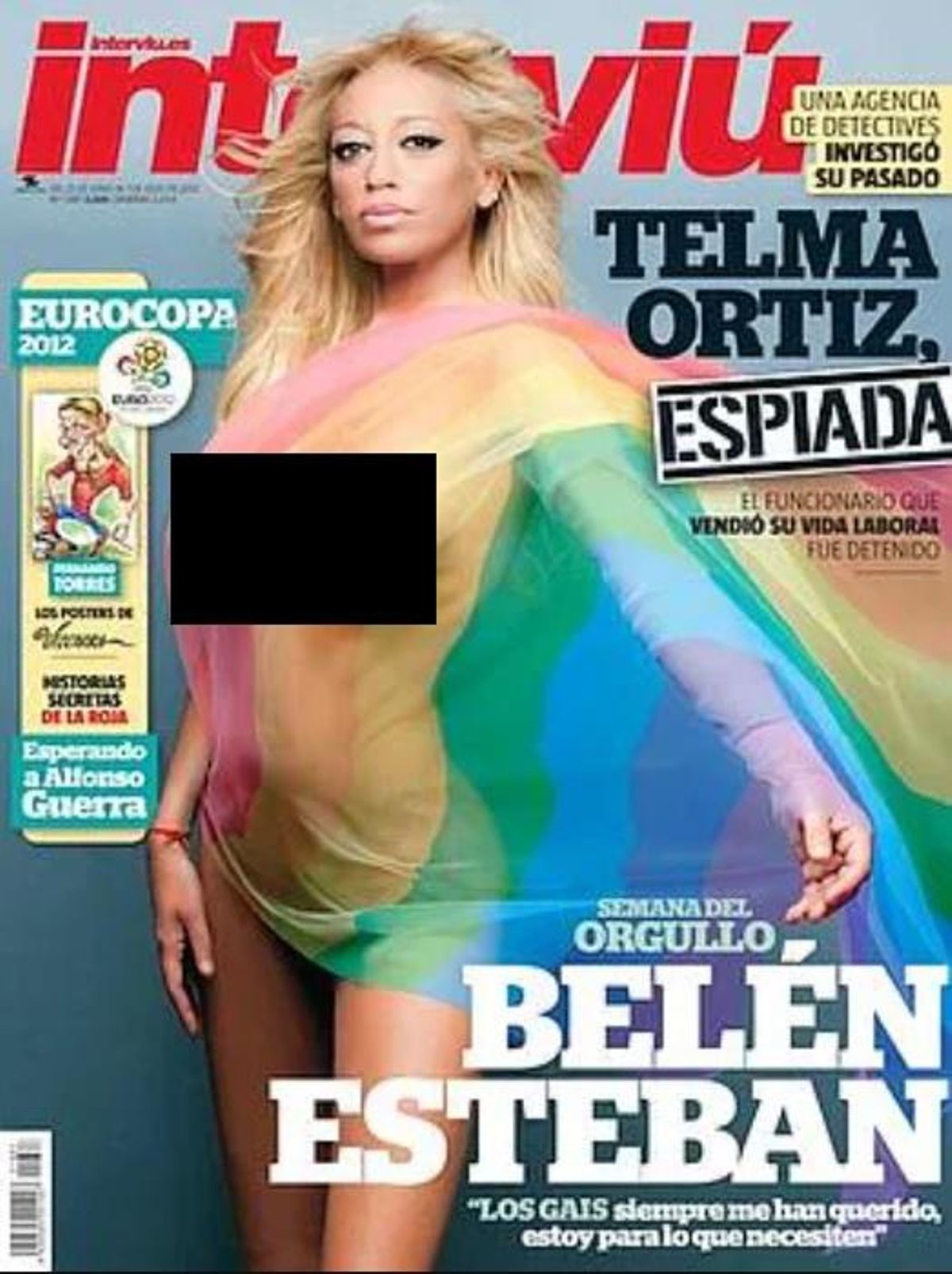 Belén Esteban en Interviú en junio de 2012