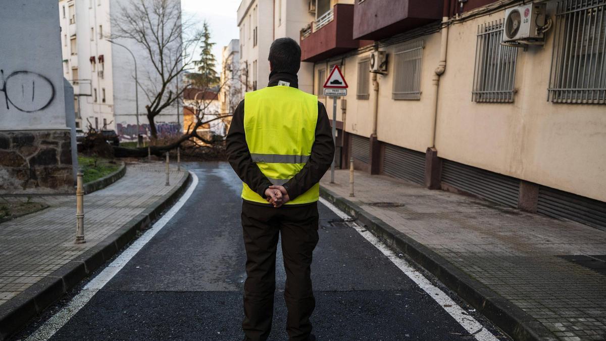 Fotogalería | La borrasca Kristin a su paso por Cáceres, más imágenes