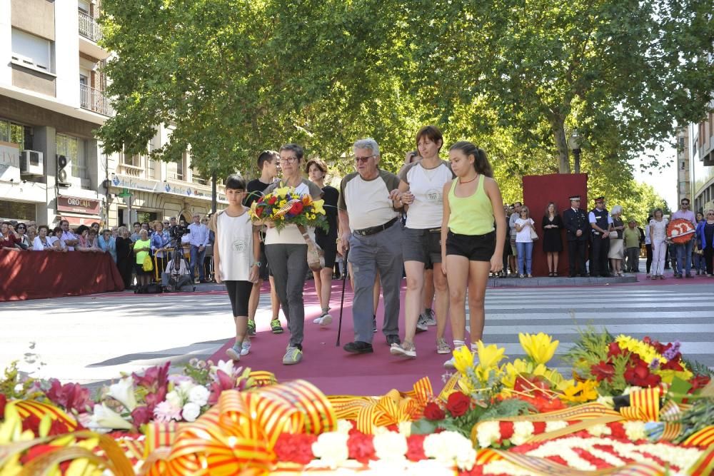 Ofrena de la Diada 2017 a Manresa