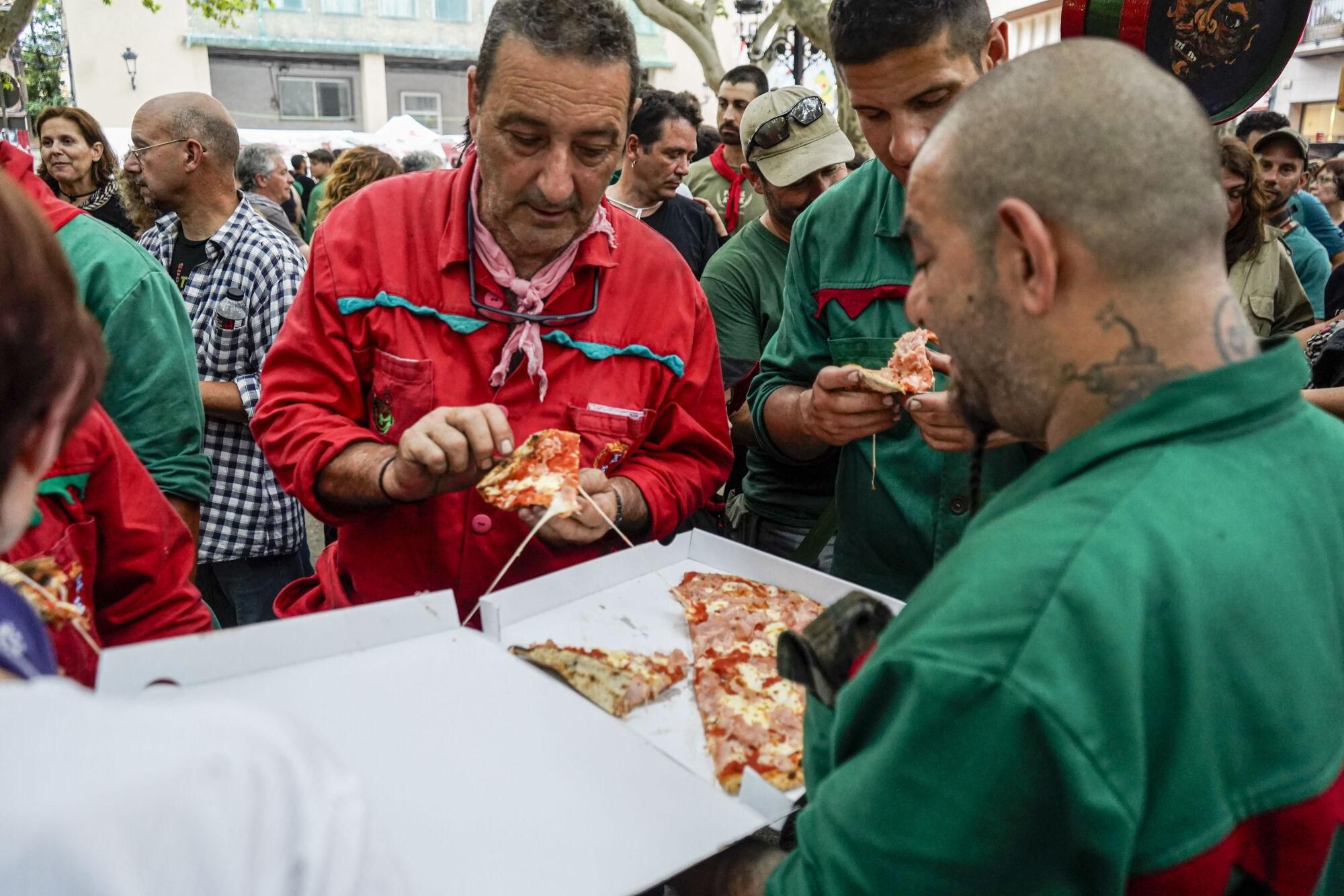 Passacarrers de Patum de dissabte