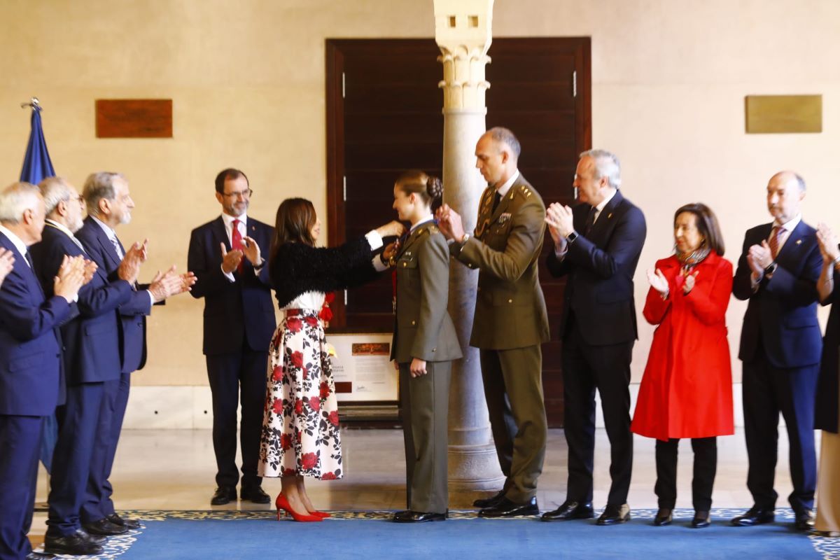 Reconocimientos de Zaragoza y Aragón para la princesa Leonor