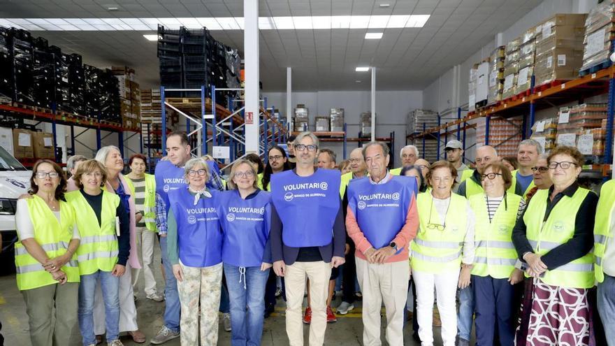 El Banco de Alimentos se propone llegar a 200.000 kilos en la Gran Recogida de A Coruña ante la bajada de donaciones: "Hay mayor demanda"
