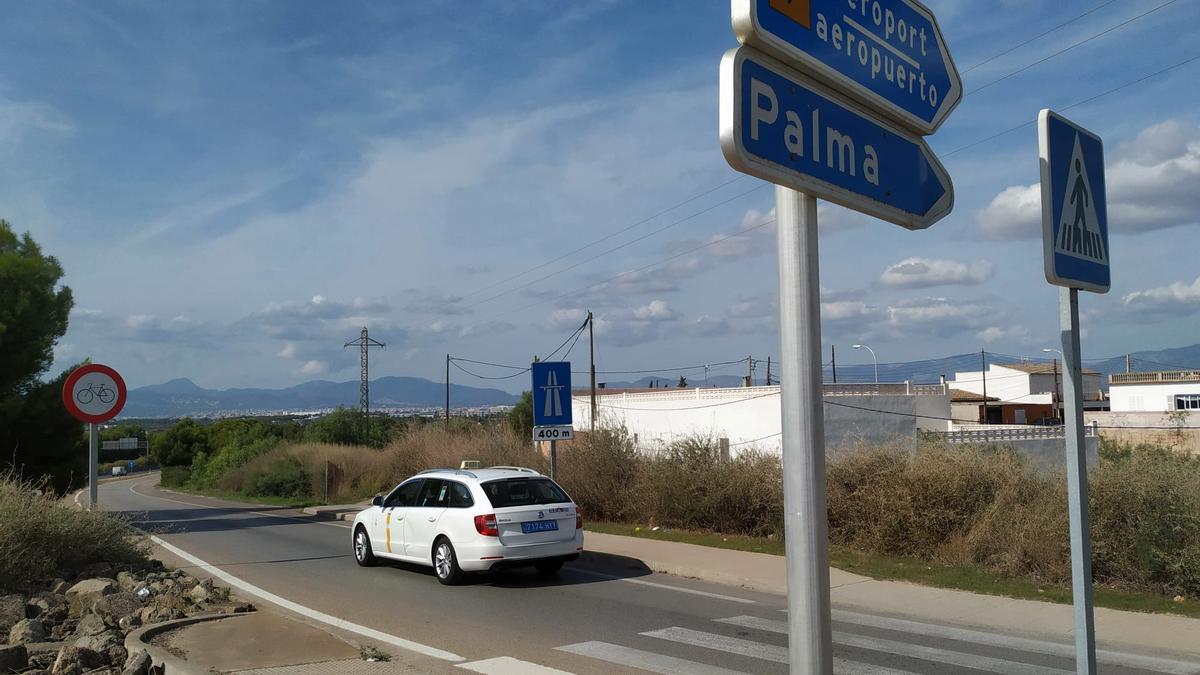 Die Einfahrt der Anschlussstelle 11 in Richtung Palma. Hier war der junge Deutsche auf die Autobahn gelaufen, dachte die Polizei zunächst. Inzwischen weiß man: Es war Mord..