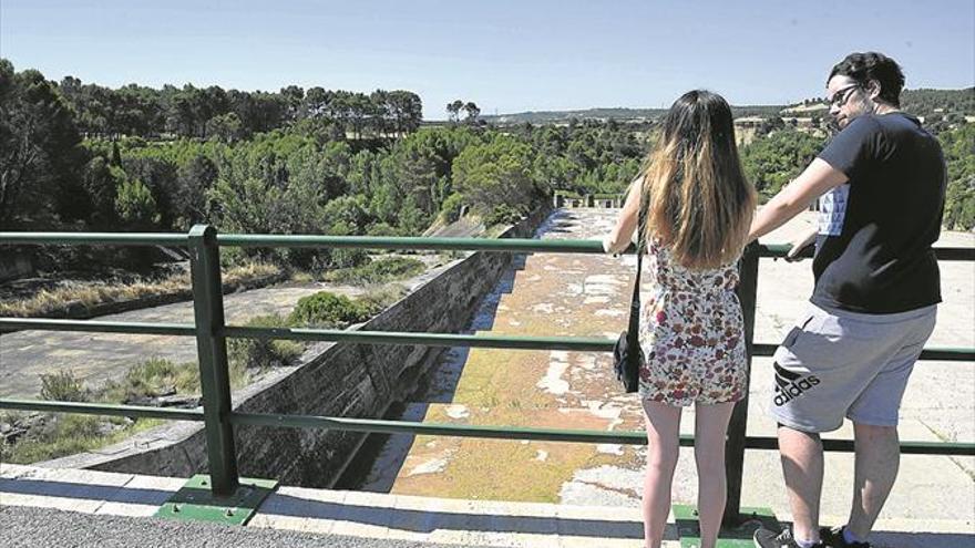 Tan solo el 15% del río Gállego circula con su caudal natural