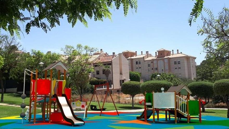 Imagen del futuro parque infantil.