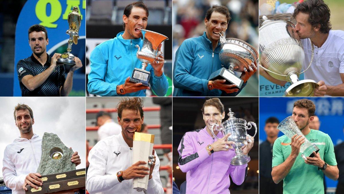 Los ocho títulos ATP que ganó en 2019 la 'Armada'