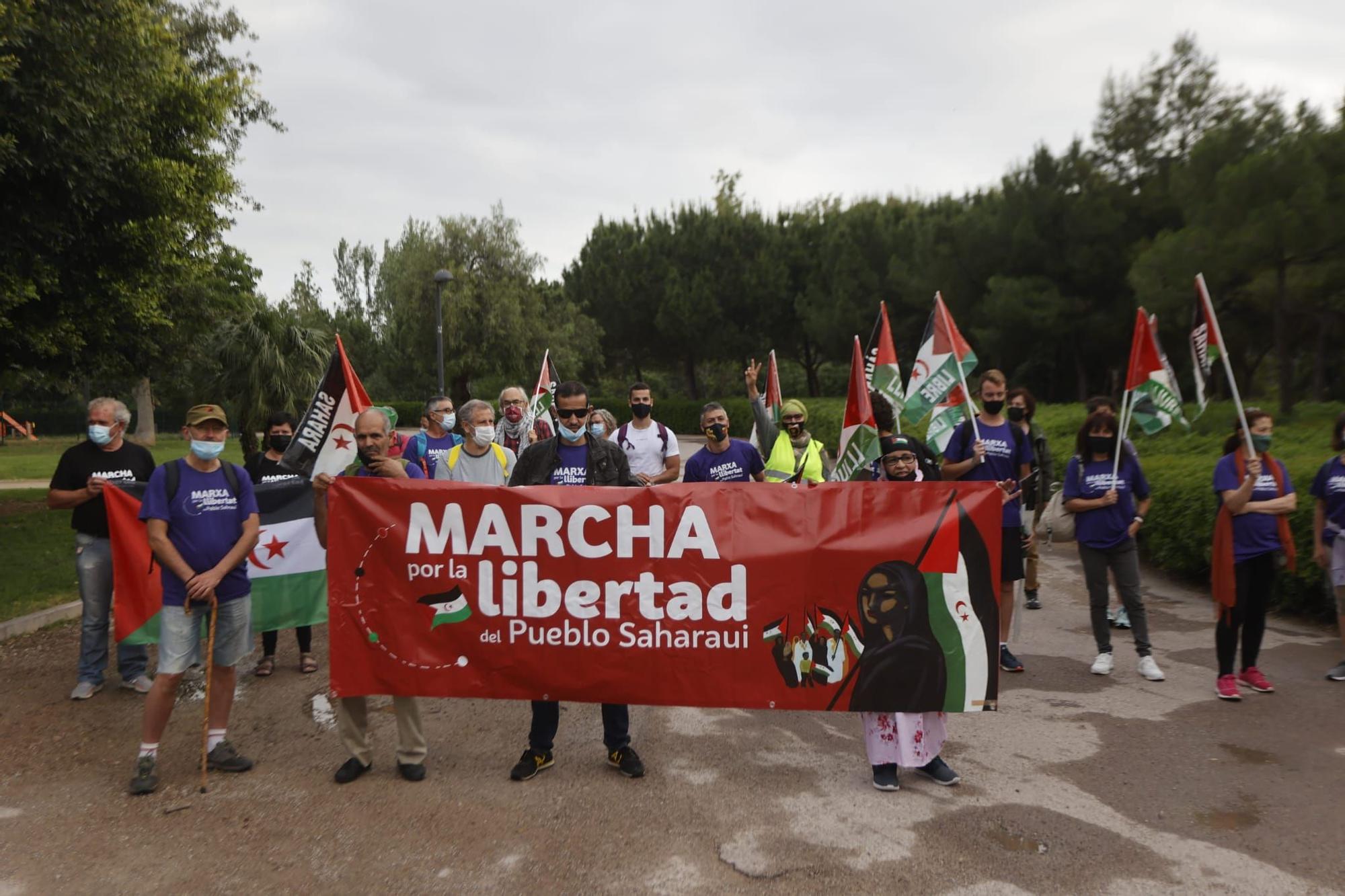 Sale de València la marcha que reclama la libertad de pueblo saharaui