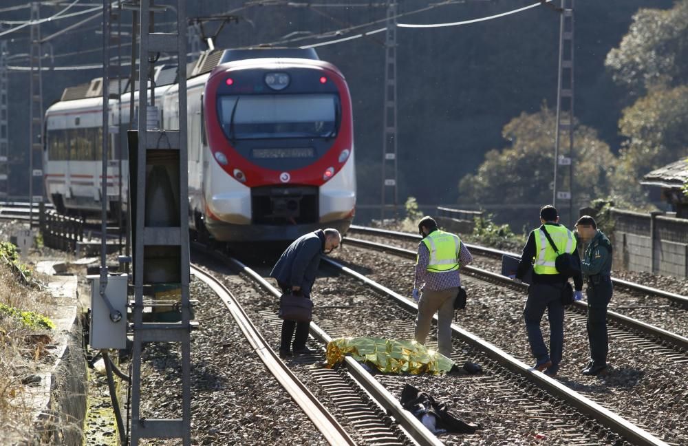 Fallece un hombre arrollado por el tren en Las Segadas