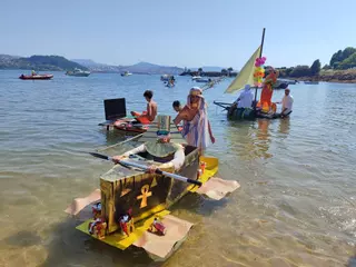 Las carrilanas toman el mar de Meira
