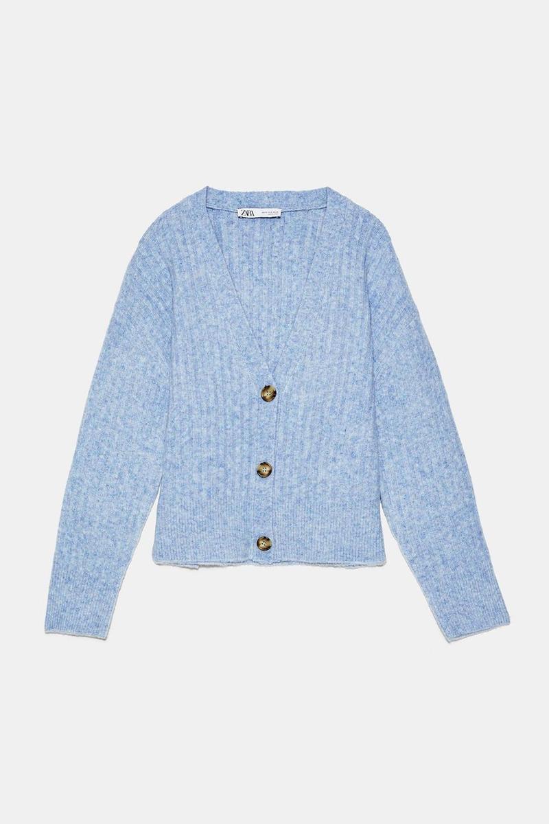 Cardigan azul bebé de Zara