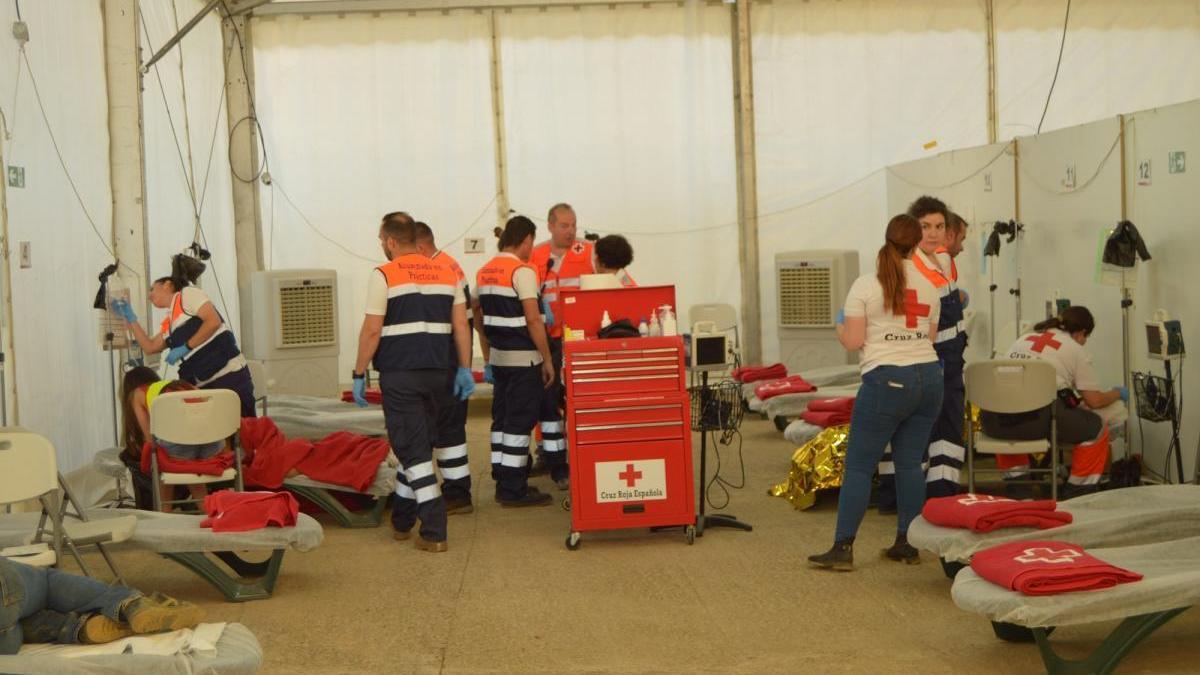 Cruz Roja atiende a 721 personas en la Feria
